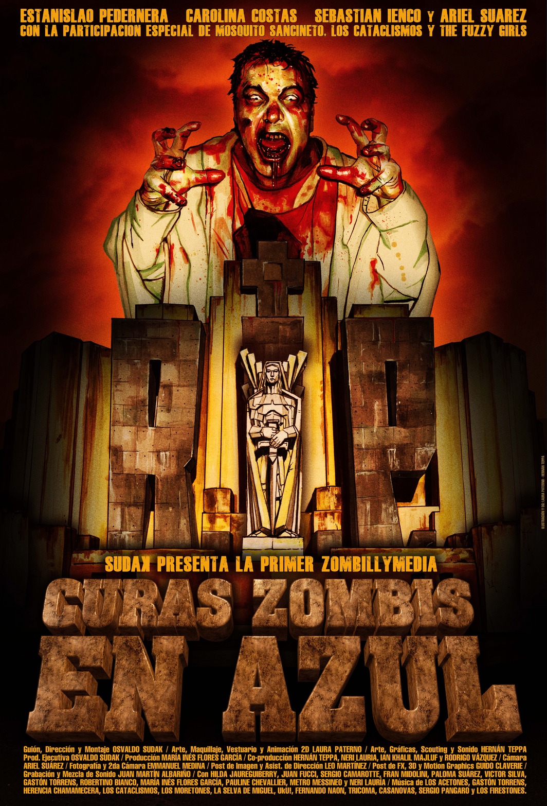 CURAS ZOMBIS EN AZUL